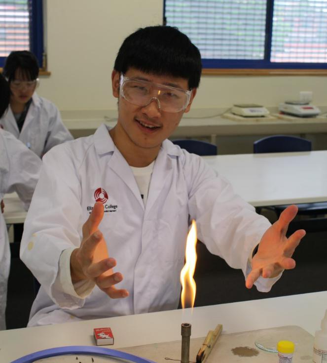 Elizabeth College science class 3
