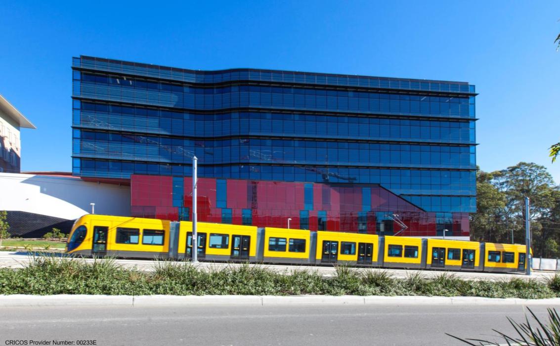 G-Link tram and heavy rail