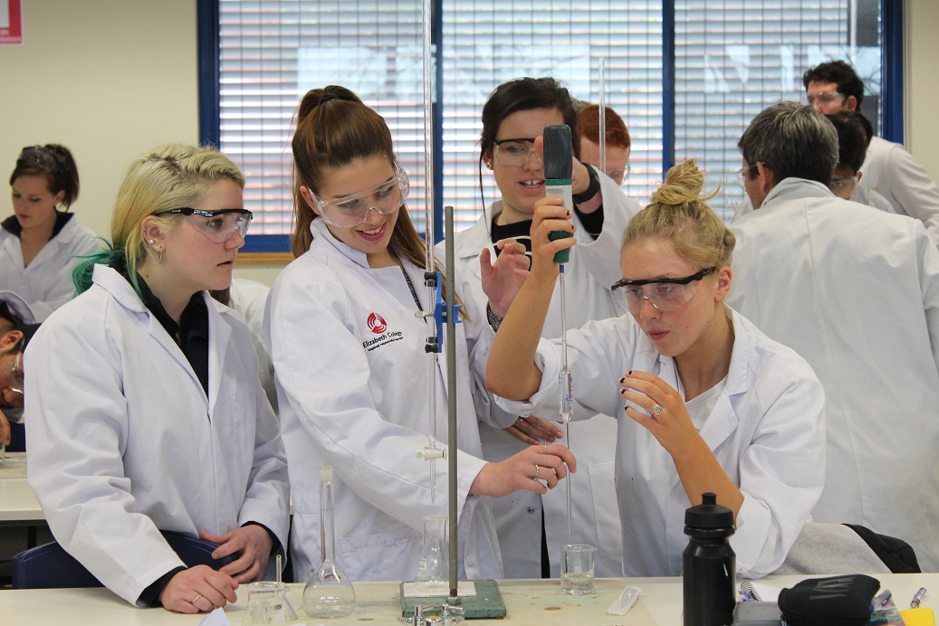 Science class at Elizabeth College