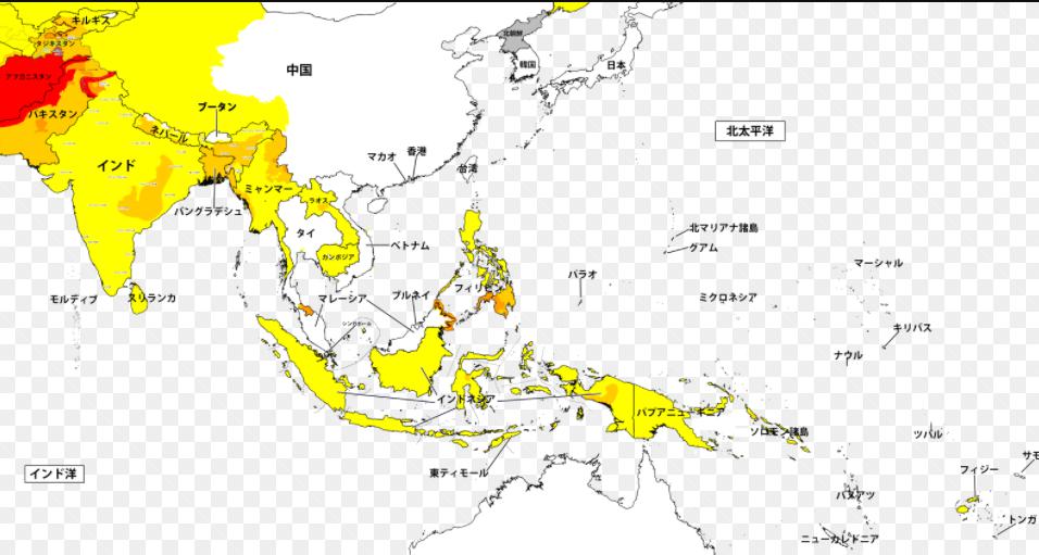 東南アジアの危険度