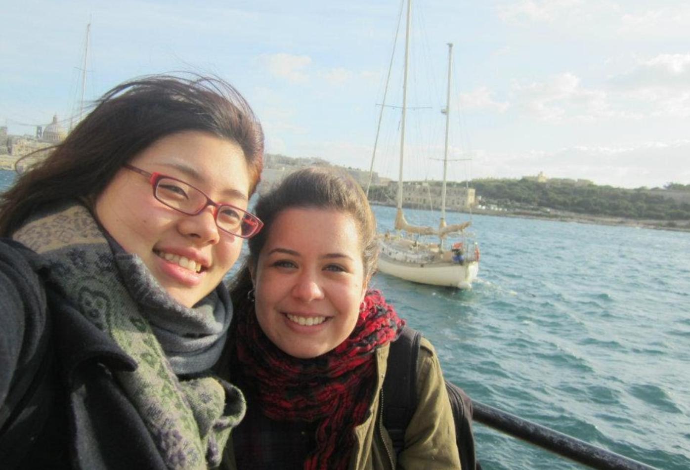 マルタ4_クラスメイトと。