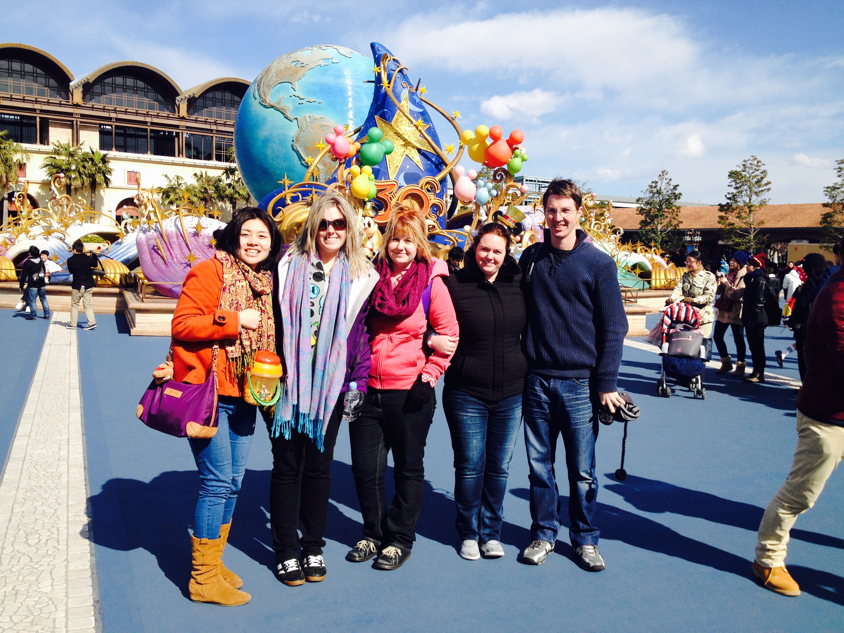 コンチキツアーで出会ったタジー（タスマニア）の家族が東京に遊びにきてくれました。