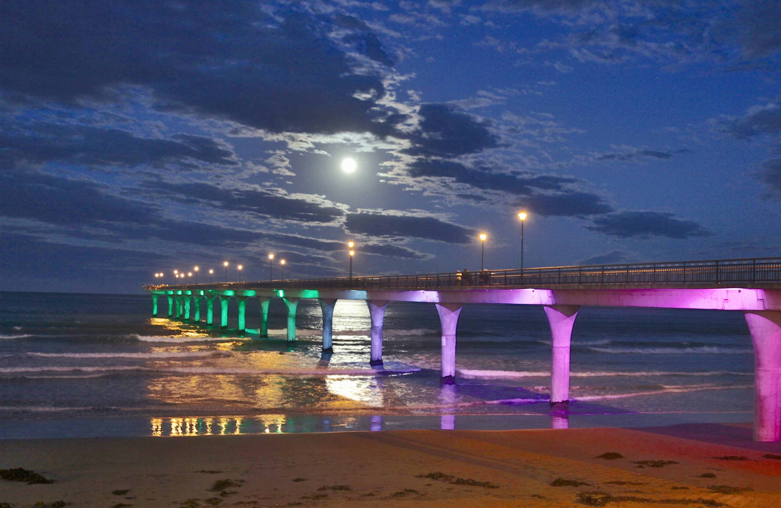 Pier at sunrise